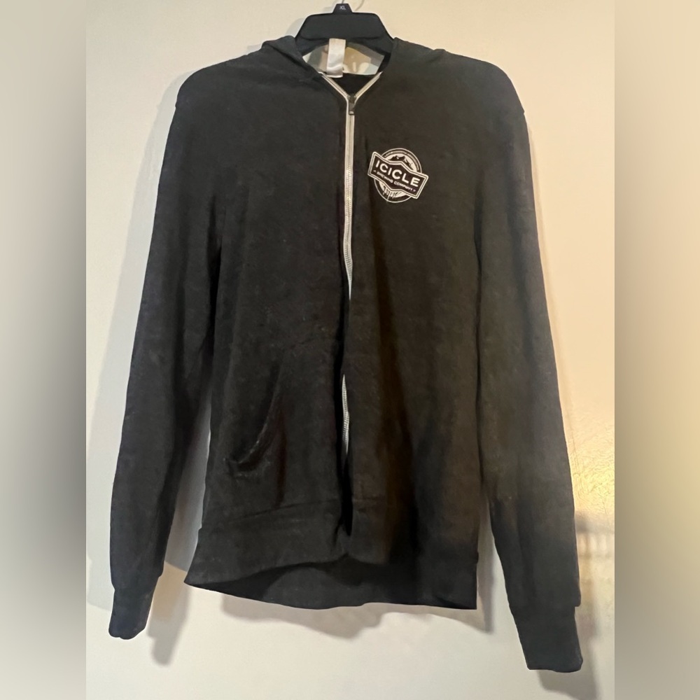 Icicle Brewing Company Zip Hoodie Woman Sz Large